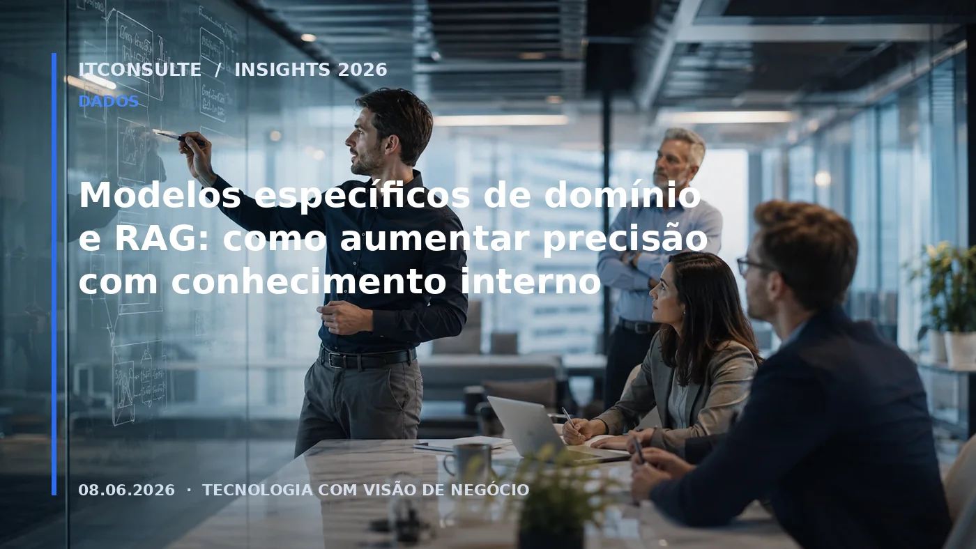 Modelos específicos de domínio e RAG: como aumentar precisão com conhecimento interno
